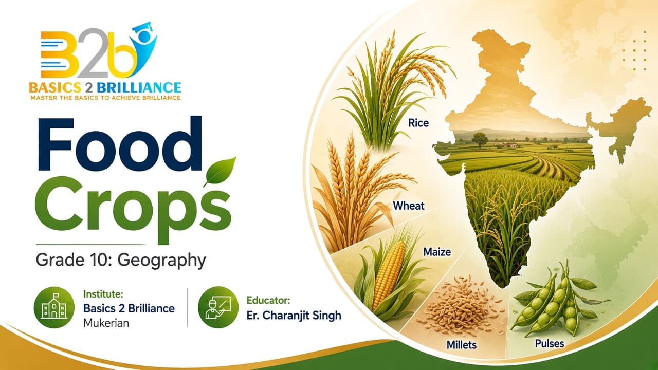Grade 10 Geography · Ch 4 Agriculture: Food Crops