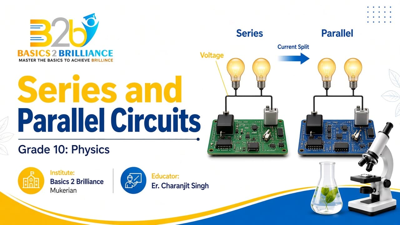 Grade 10 Physics · Ch 12 Electricity: Series and Parallel Circuits