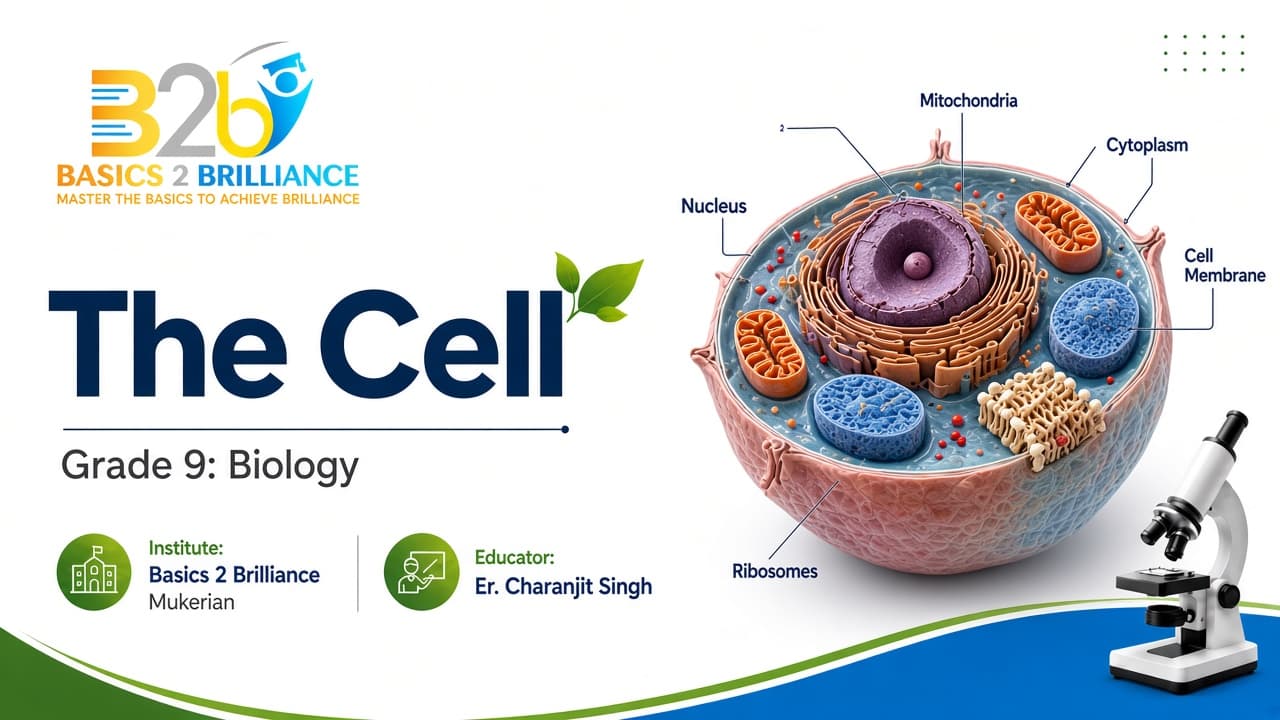 Grade 9 Biology · Ch 5 The Fundamental Unit of Life: The Cell