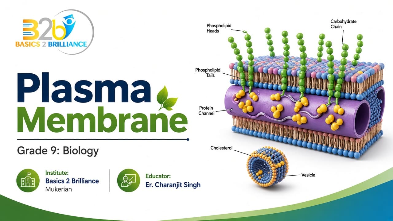 Grade 9 Biology · Ch 5 The Fundamental Unit of Life: Plasma Membrane