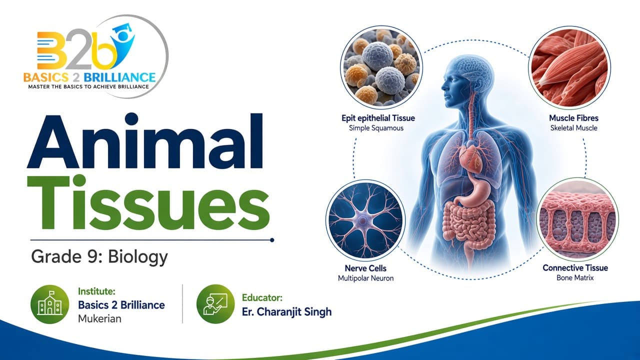 Grade 9 Biology · Ch 6 Tissues: Animal Tissues