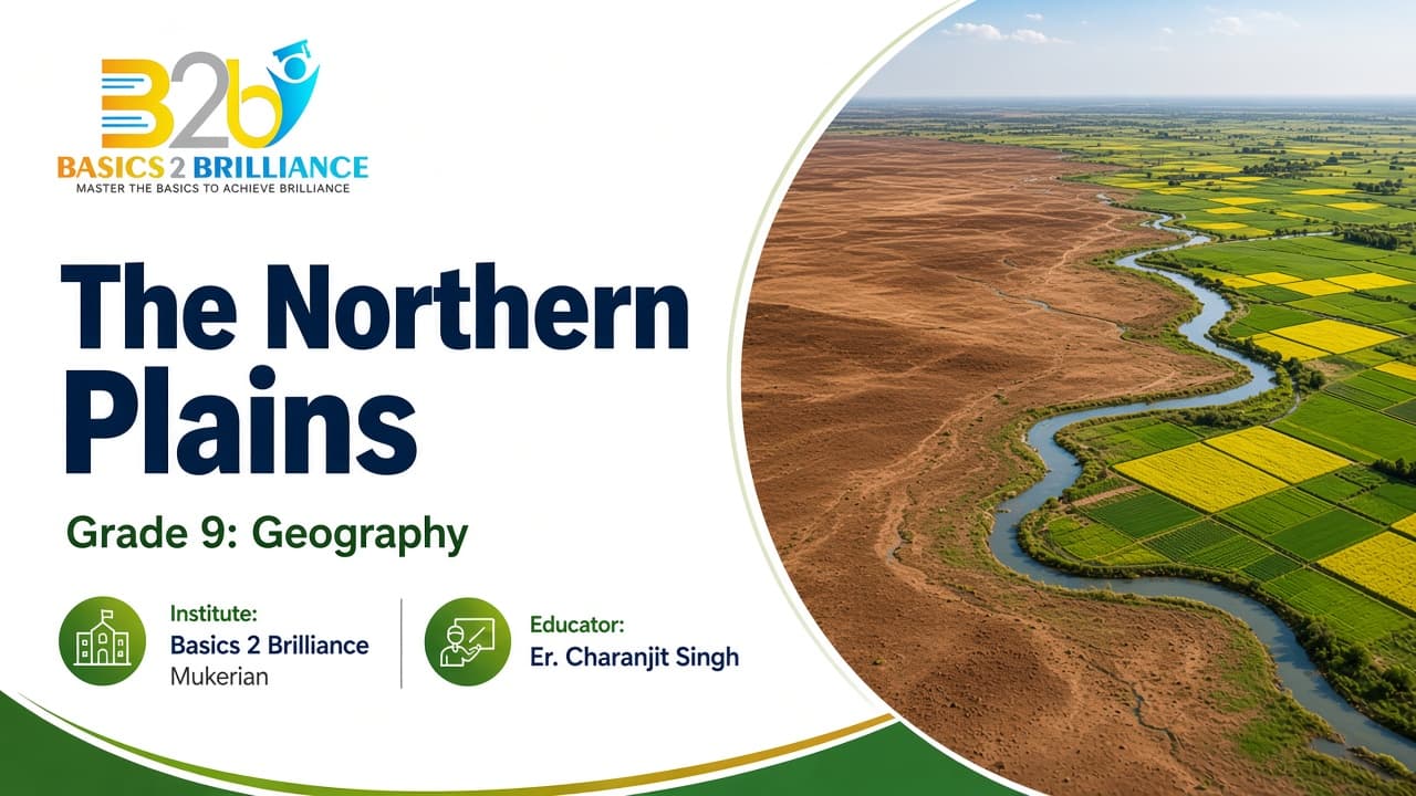 Grade 9 Geography · Ch 2 Physical Features of India: The Northern Plains