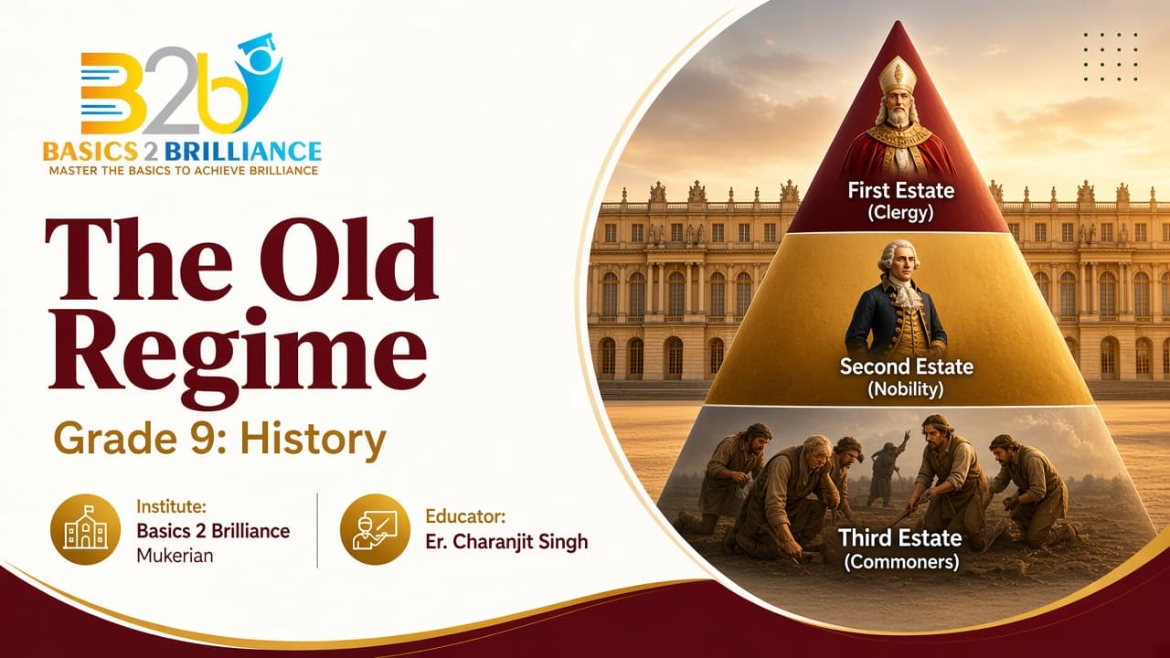 Grade 9 History · Ch 1 The French Revolution: The Old Regime
