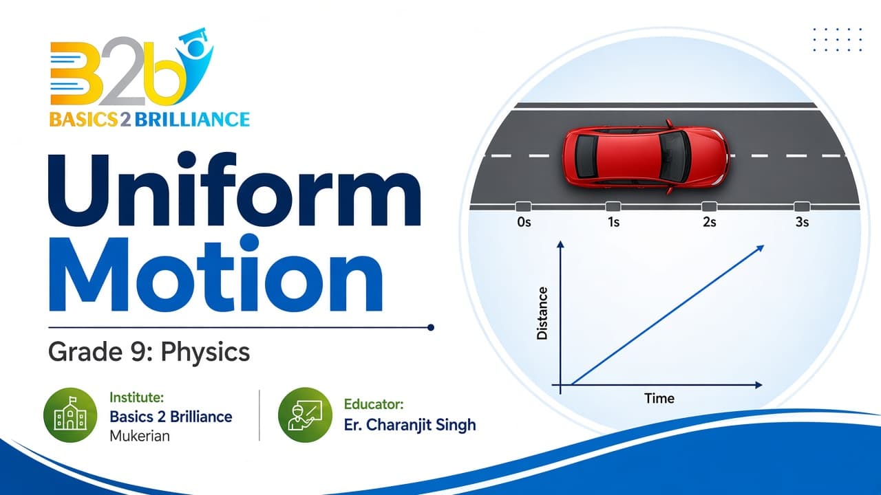 Grade 9 Physics · Ch 8 Motion: Uniform Motion